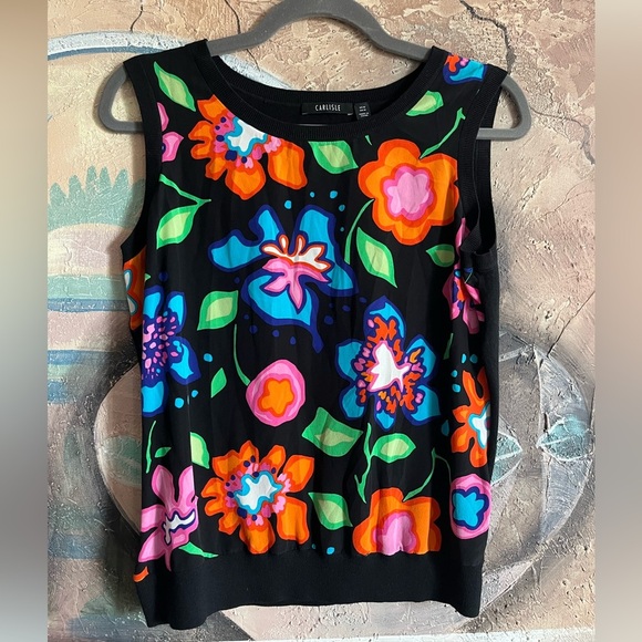 Carlisle Silk Sleeveless Top - Picture 1 of 7